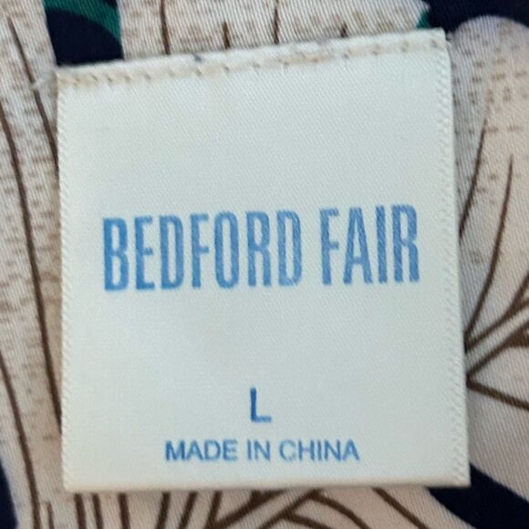 Womens Tropical Leaf Print lightweight Spring Casual Bomber Jacket‎ Large - Picture 3 of 7